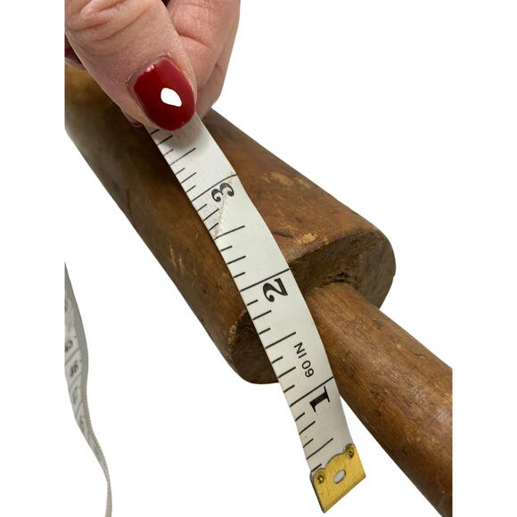 Vintage Antique Hand Turned Rolling Pin Primitive - Picture 14 of 14